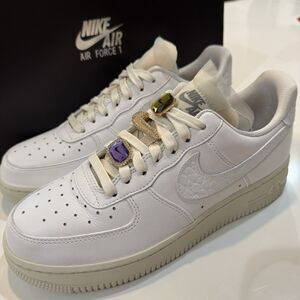 Nike Air Force 1 Low 07 LX Bling Jewels Gems Wedding DN5463-100 Women's Size 5.5